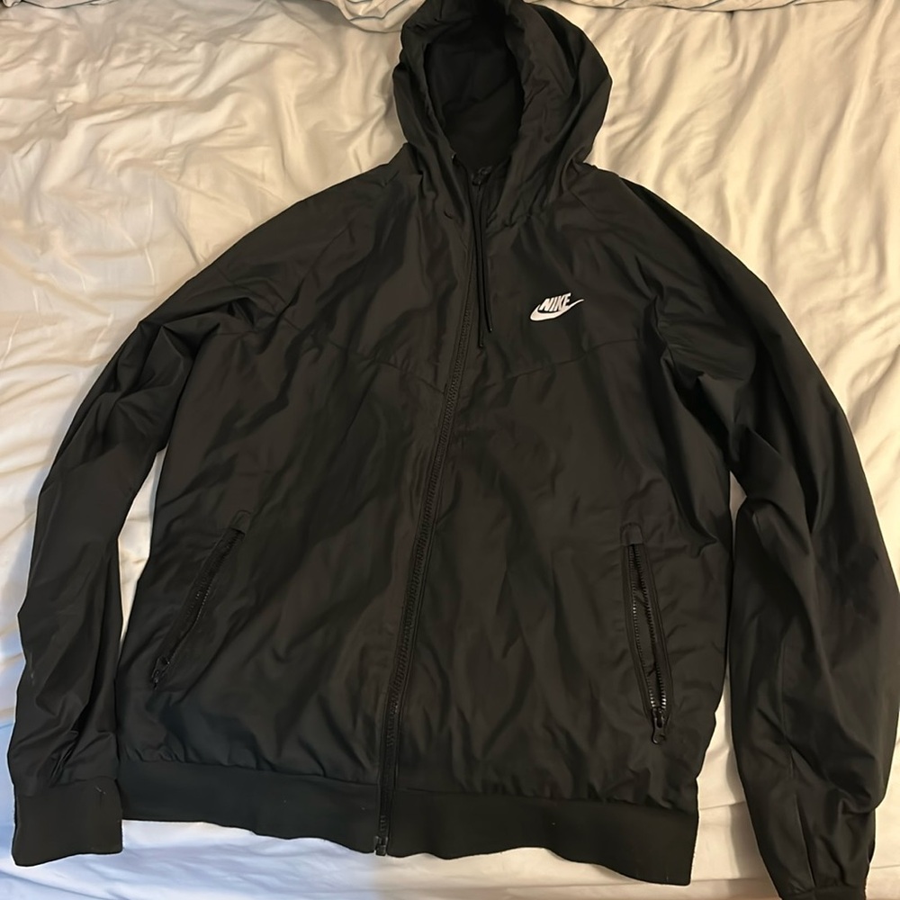 Black Nike Men's Sportswear Windrunner Hooded Jacket